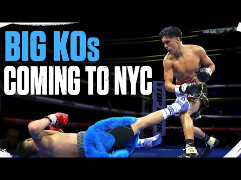 The Zayas vs Garcia Cast Is Bringing Big Knockouts To New York City | TOP KOs