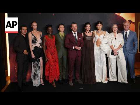 Zendaya, Matt Damon, Tom Holland and 'The Odyssey' cast attend Paris premiere