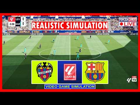 Levante vs Barcelona | LaLiga 2026/2027 | Match <strong>Today</strong> Simulation