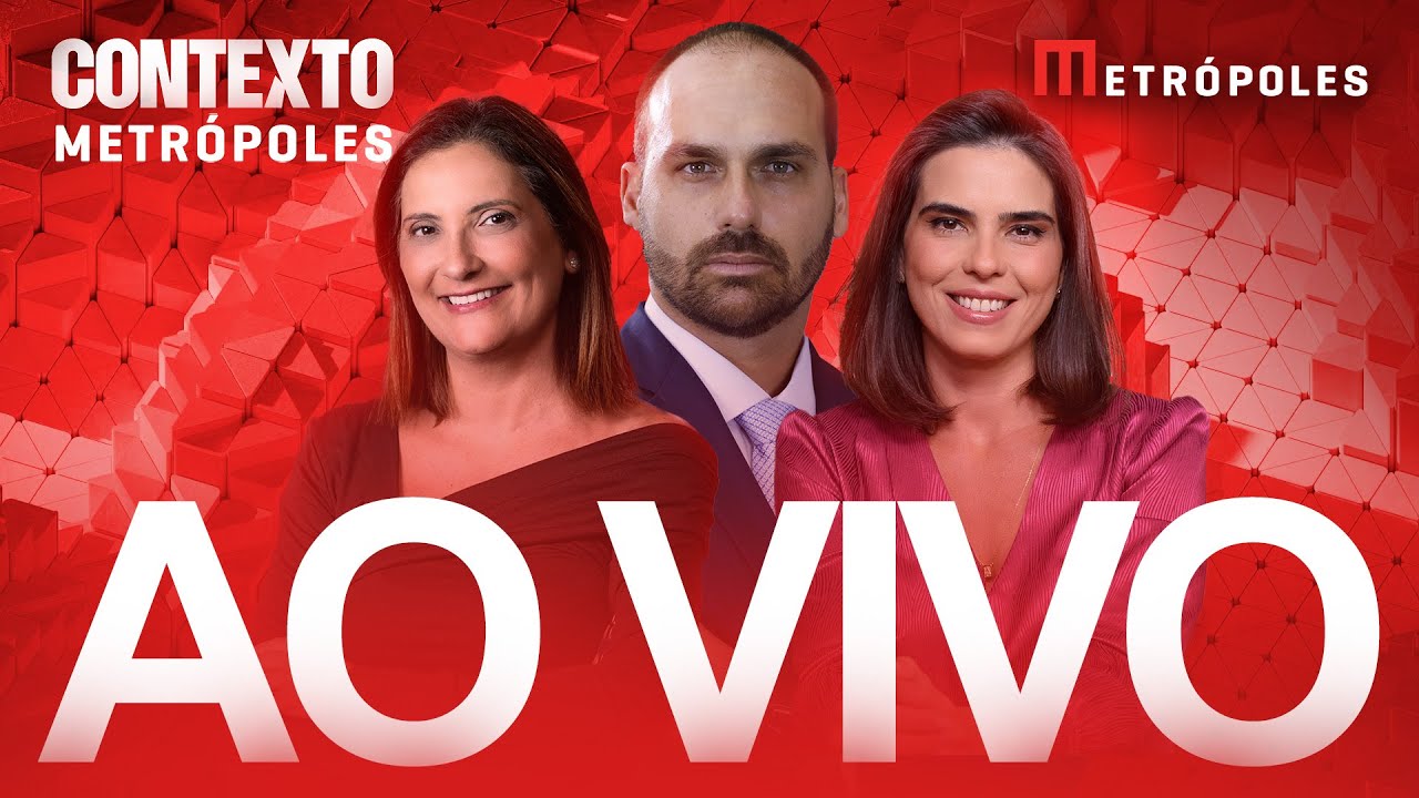 AO VIVO Contexto Entrevista Eduardo Bolsonaro faltando 4 dias para o julgamento de Jair Bolsonaro