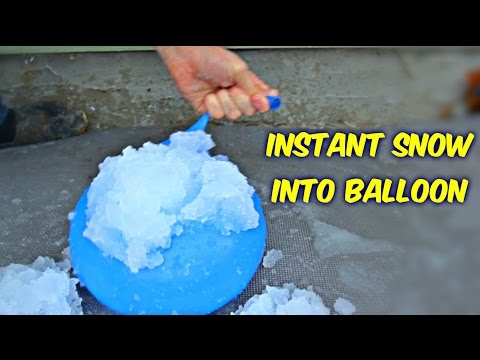 What Happens if you put Instant Snow into Balloon - UCe_vXdMrHHseZ_esYUskSBw