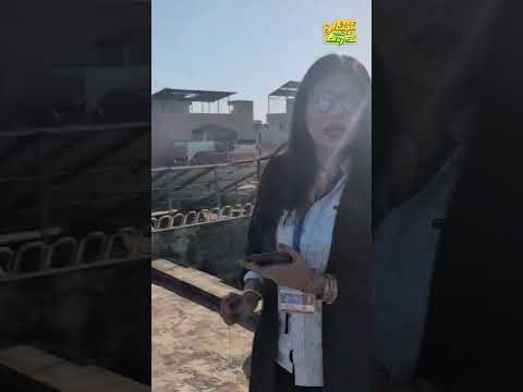 Reporter enjoying Kite Flying experience on Basant #geobasant