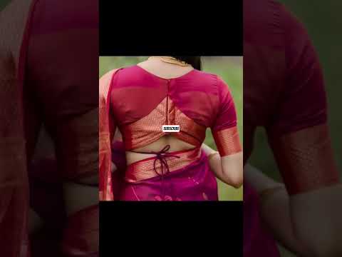 trending🔥🔥 stylish letast back less bluose design#trending #fashion #blouse design