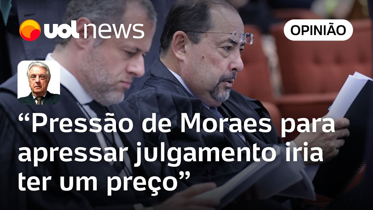 Defesa de Bolsonaro deixa claro o custo da pressão de Moraes para apressar julgamento | Maierovitch