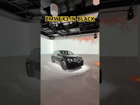 2026 BMW iX3 Shown in Black