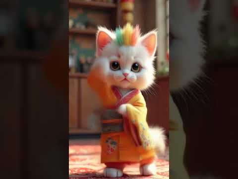 猫の動画サムネイル - AIcatdance#shorts #funny #catdance#kitten #dance#catdance#猫#ダンス