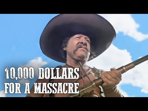10,000 Dollars for a Massacre | Spaghetti Western | Gianni Garko | English