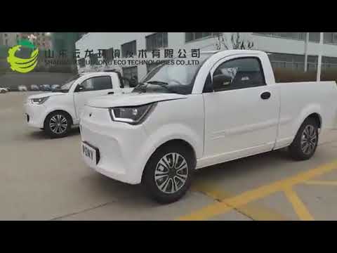 EEC L7e approved Electric Pickup Truck for Cargo delivery  pony mini truck