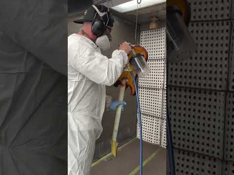 Watch Dark Cherry Burst come to life in our spray booth! 🍒💥