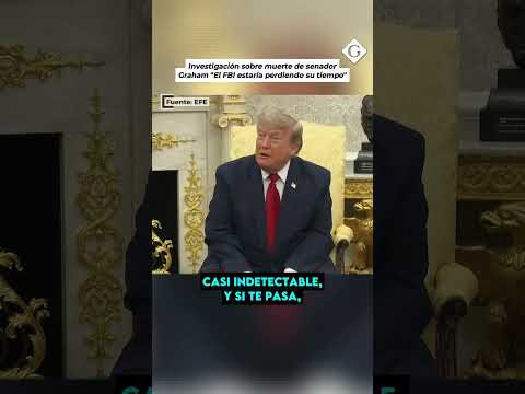 ¿Qué oculta la muerte del senador Lindsey Graham? Trump responde | Gestión Mundo