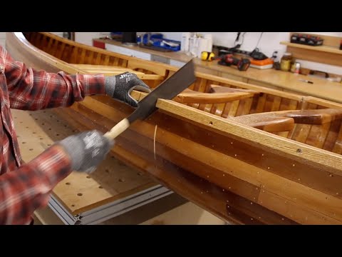I cut a brand new canoe in half!
