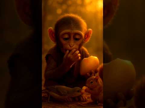 The poor puppy didn't have food so, his rich friend enjoy full of fun #animahal #ai