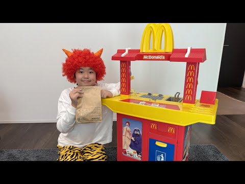 レオくんがハンバーガーを作って配達してみた！Part10 トイキッズ