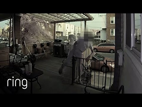 Stranger Met With Motion Warning as He Tried to Jump a Front Gate | RingTV