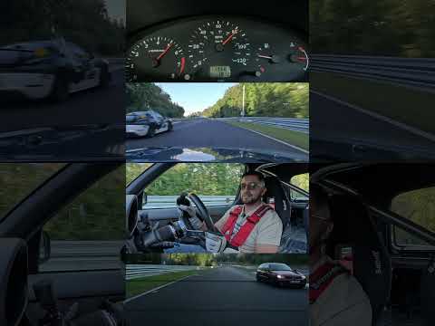 BIG SEND in SCREAMING Nissan Micra K11! // Nürburgring