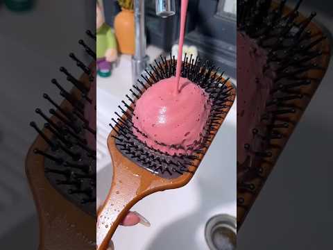 브러쉬 세척 절대 이렇게 하지 마세요 #shorts