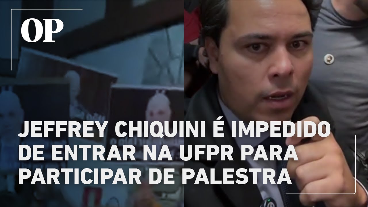 Jeffrey Chiquini é impedido de entrar na Universidade Federal do Paraná para participar de palestra