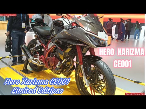 Hero Karizma CE001 commemorative Edition Showcase at Bharat Mobility Global Expo| Hero Karizma CE001