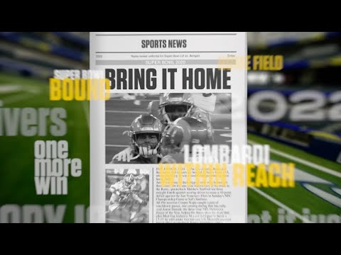 This Is What It Feels Like To Bring It Home | Super Bowl LVI Hype Video video clip