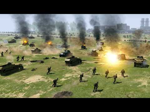 Light, Medium and Heavy Wave vs British Base Defense!