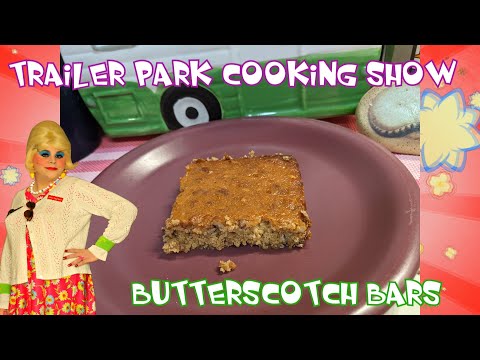 Butterscotch Bars Using Ice Cream Topping : Trailer Park Cooking Show