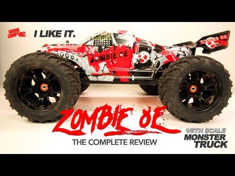 DHK ZOMBIE 8E - 1/8TH SCALE MONSTER TRUCK - Complete Review & BASH! - UCwojJxGQ0SNeVV09mKlnonA