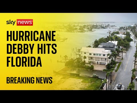 Hurricane Debby latest: Category 1 storm makes landfall and threatens catastrophic flooding