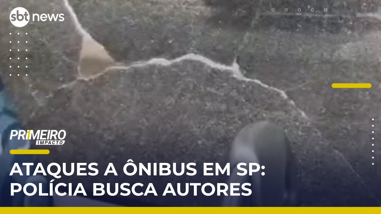 Onda de ataques a ônibus na Grande SP já soma 400 casos | #PrimeiroImpacto