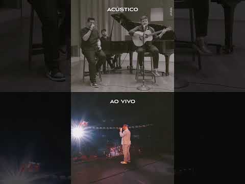 Acústico x Ao vivo - Qual você gosta mais de ouvir? #shorts