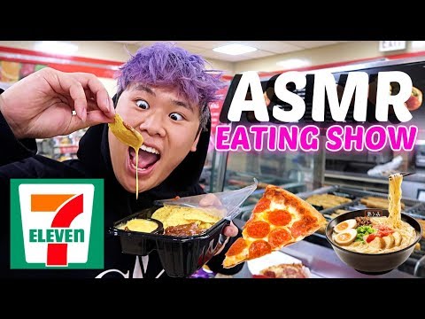 Eating LUNCH at 7-ELEVEN ASMR Mukbang Chili Cheese Nachos (Eating Show) WITH REAL SOUNDS!!! - UCSOiCD_QJnfDU-jlBDaPxfQ