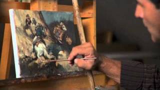 Andy Thomas - Painter of Presidents Playing Poker Series - YouTube