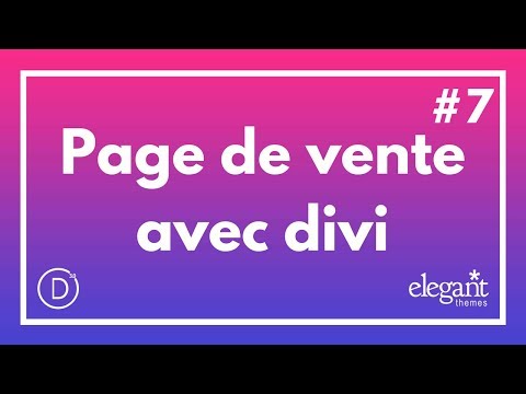 #DIVI NEWS 7 : Créer un site portfolio avec Page de Vente