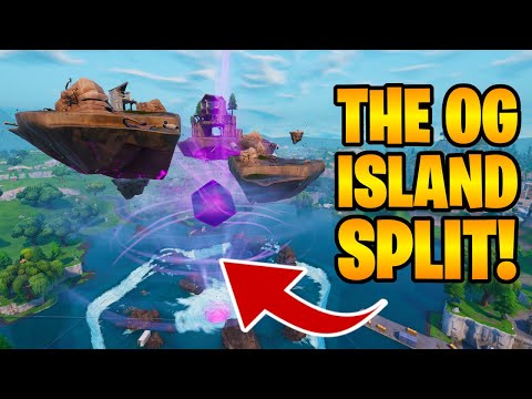 THE ISLAND JUST SPLIT AND MONSTERS HAVE TAKEN OVER FORTNITE OG!