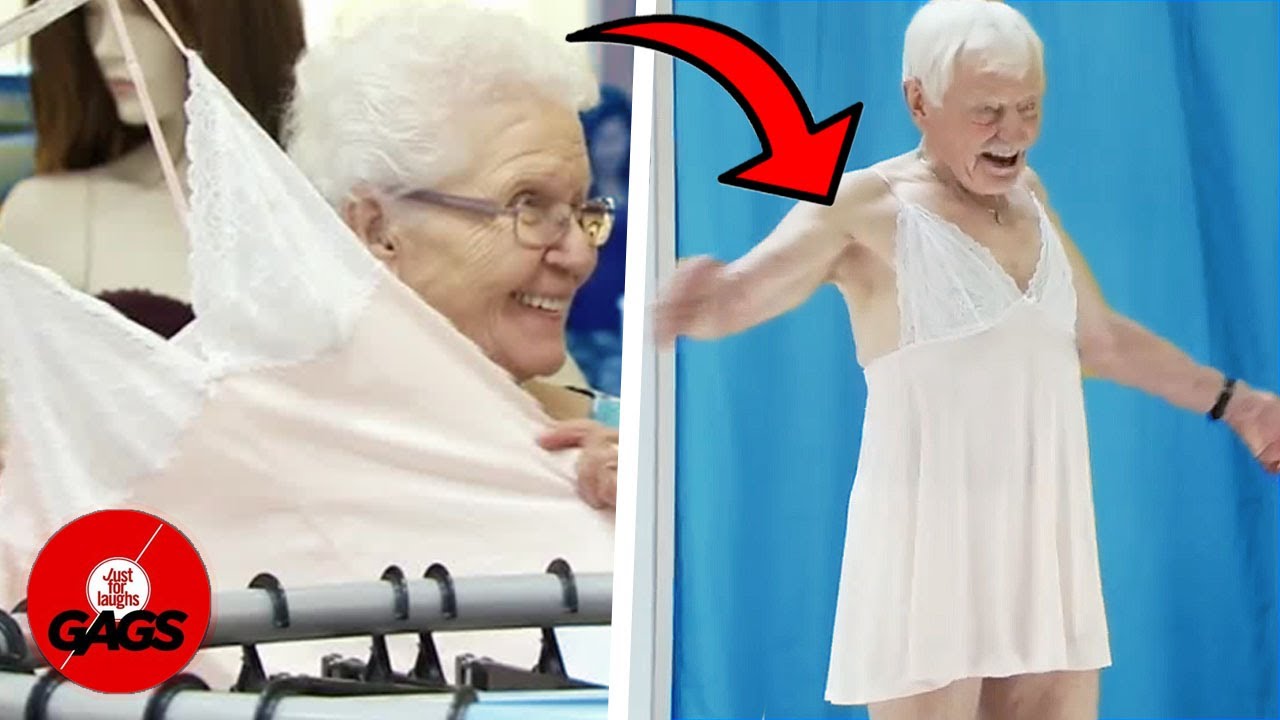 Grandpa Embraces His Femininity | Just For Laughs Gags