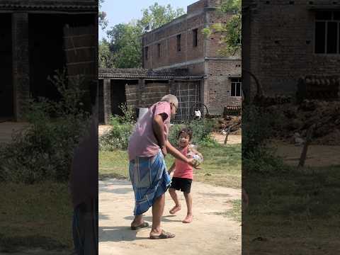 With Dadu 🥰 #love #funnyvideo #enjoying #dadu #village #gao #reels #pink bhoot #new