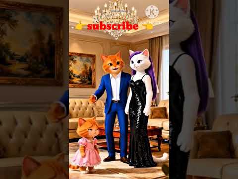 Dad Cat Saved His Family from Thieves 😱 | Heart-touching Cat Story 🐾 | Cute AI Cat Animation 4K