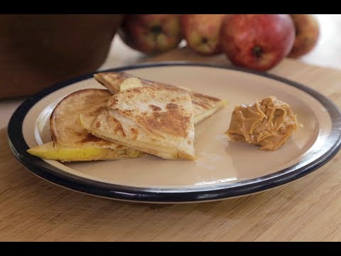 Quesadillas de mantequilla de cacahuate con manzana - UCvg_5WAbGznrT5qMZjaXFGA