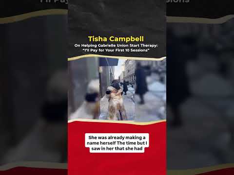 I want to pay for your first ten sessions.” 🫶🏽 Tisha Campbell on how she helped Gabrielle Union