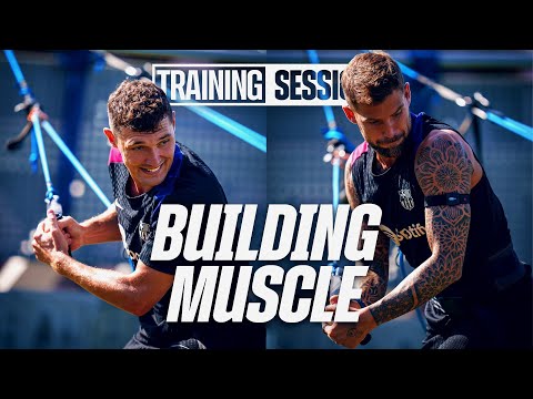 STRENGTH Training & ATTACKING drills | FC Barcelona 🔵🔴