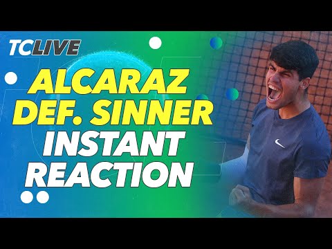 Carlos Alcaraz Reaches First Roland Garros Final With 5-Set Win Over Sinner | 2024 Roland Garros