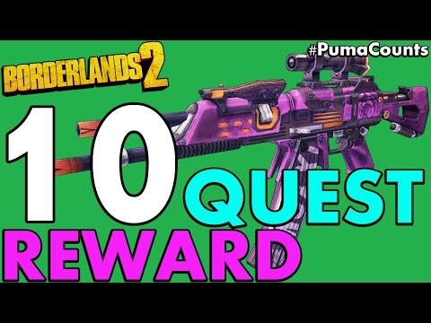 Top 10 Best Quest and Mission Reward Guns and Weapons in Borderlands 2 #PumaCounts - UCbbwieYl0WBCPsXB9uKvVUA