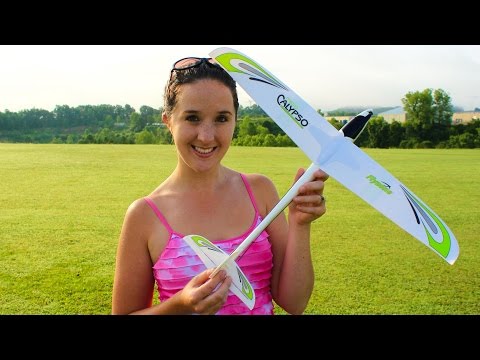 Flyzone Micro Calypso Review & Flight - Beginner RC Glider - TheRcSaylors - UCYWhRC3xtD_acDIZdr53huA