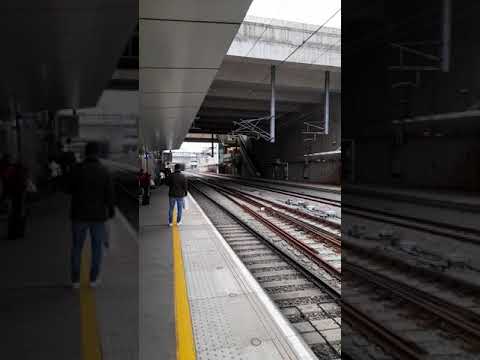 Southeastern Class 395 017 and 395 014 arriving at Stratford International for Ramsgate working 1F22