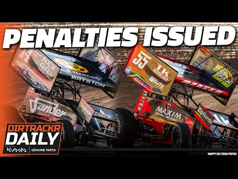 World of Outlaws penalize two after Huset's infractions - dirt track racing video image