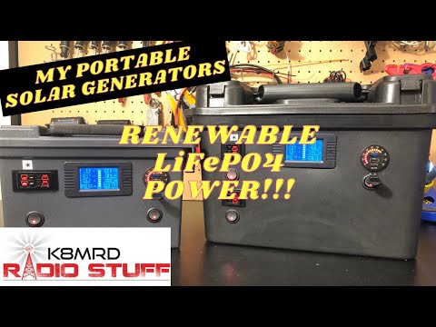 My Portable Solar Generators | LiFePO4
