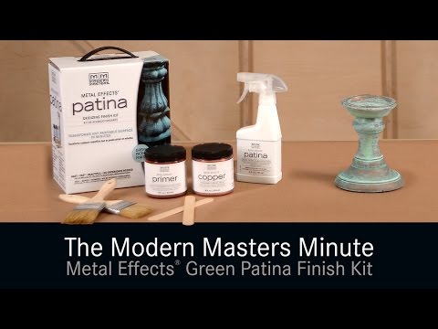 Modern Masters Metal Effects® Green Patina Finish How-to