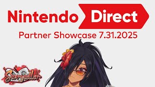 Nintendo Direct Partner Showcase Reactions! (7/31/2025)『World Of Ficti