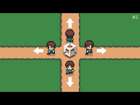 2D Top Down RPG MOVEMENT, Animation TRANSITION, BLEND Tree For Beginners in UNITY C# | RPG in UNITY