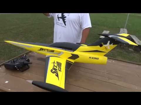 H-King SkySword Yellow 70mm EDF Jet PNF Crash Part 1 - UC3RiLWyCkZnZs-190h_ovyA