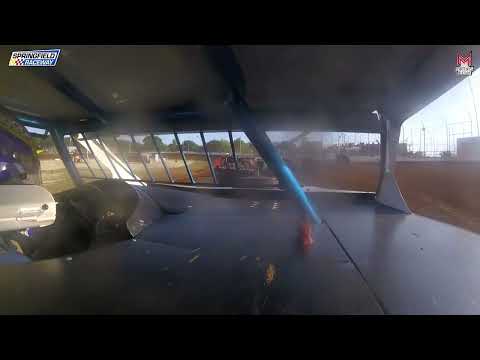 #10J Aiden Farris - B-Mods - 7-6-2024 Springfield Raceway - In Car Video - dirt track racing video image